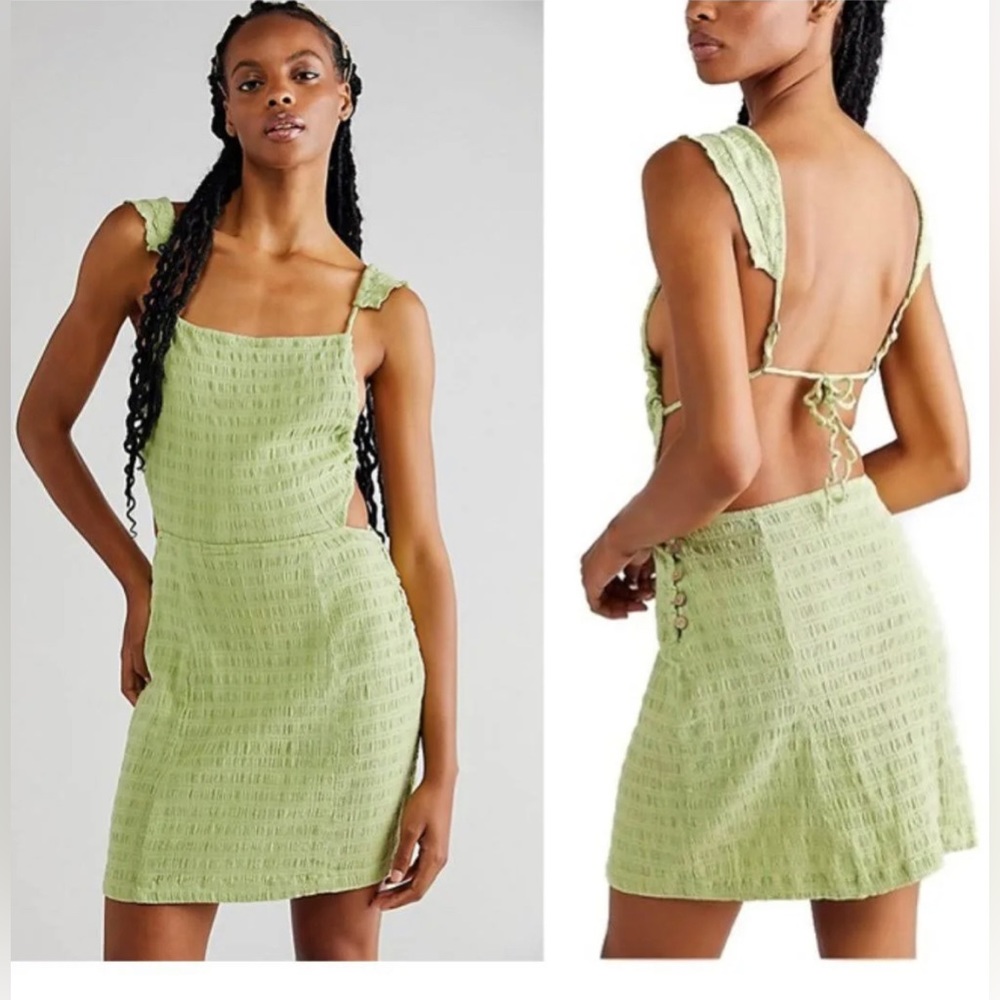 Free people C it green dress